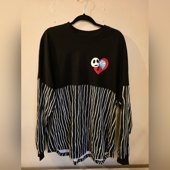 Disney Nightmre Before Christmas Black & White Spirit Jersey - XL - Picture 1 of 4